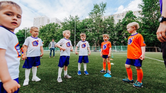 Занятия по футболу для детей 