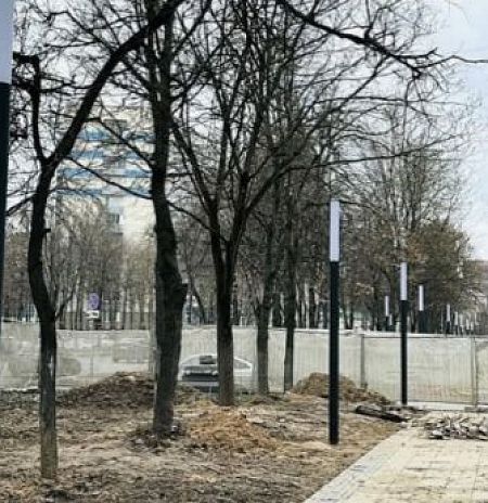 На бульваре в микрорайоне Дзержинец стартовал новый этап благоустройства